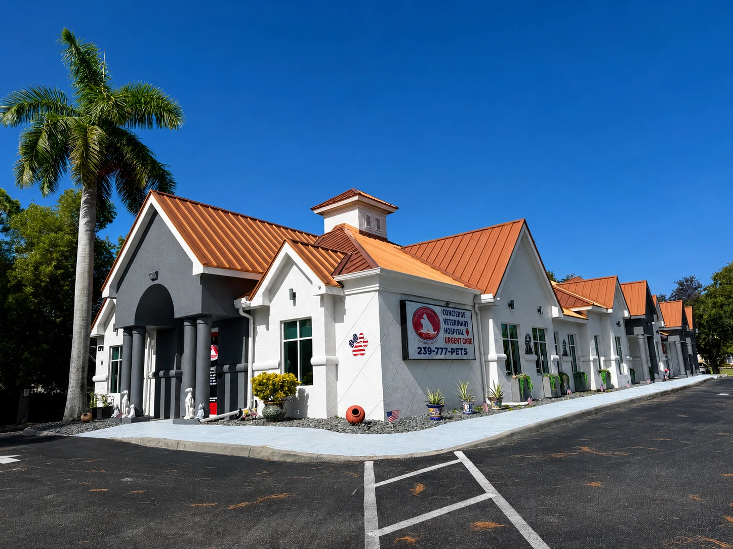 Exterior of Concierge Veterinary Hospital, an animal hospital in Naples, FL