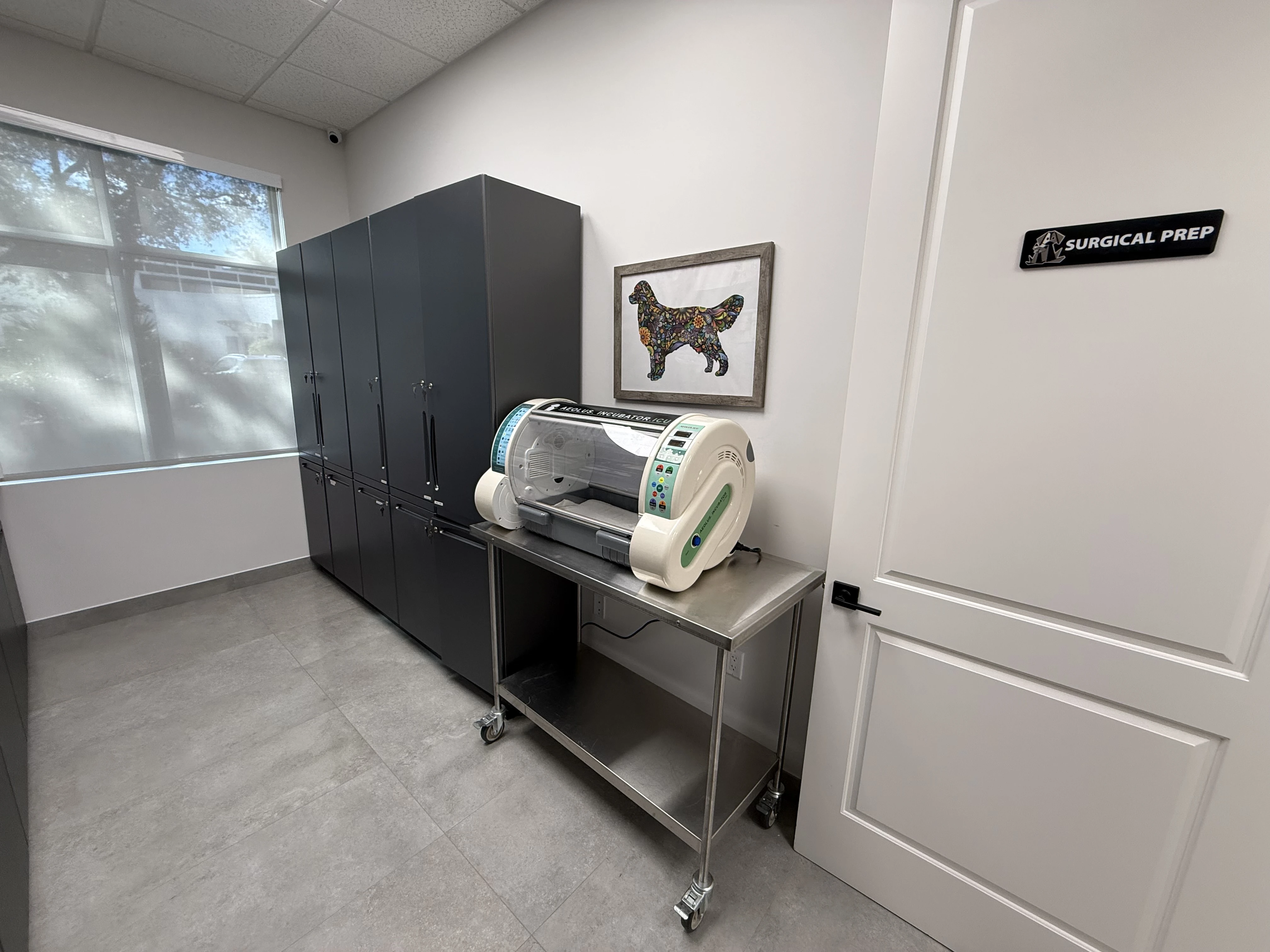Surgical prep room